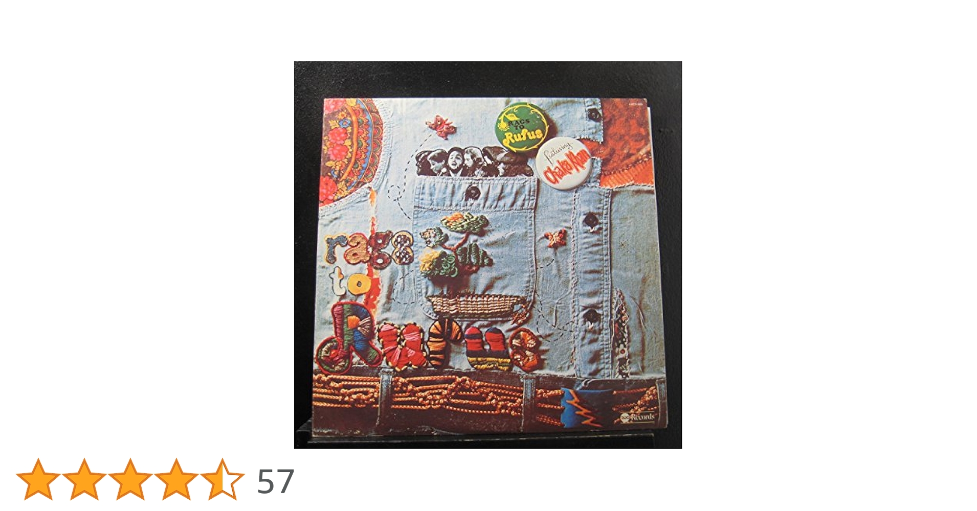 洋楽 Rufus Feat.Chaka Khan  Rags To Rufus  LP Rufus Featuring Chaka Khan – Rags To Rufus – Vinyl (LP